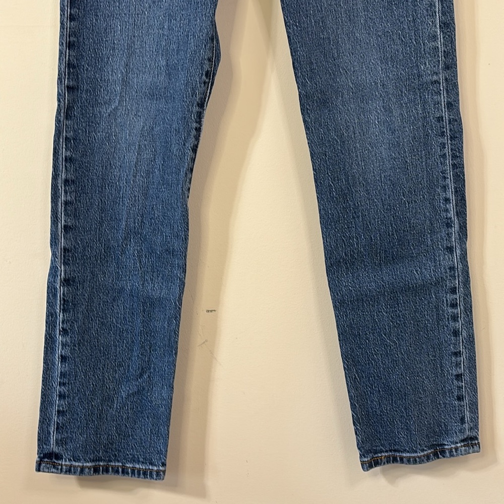Levi’s 501 Original Fit Jeans Dark Wash Denim Jeans Size 27 - Picture 4 of 12